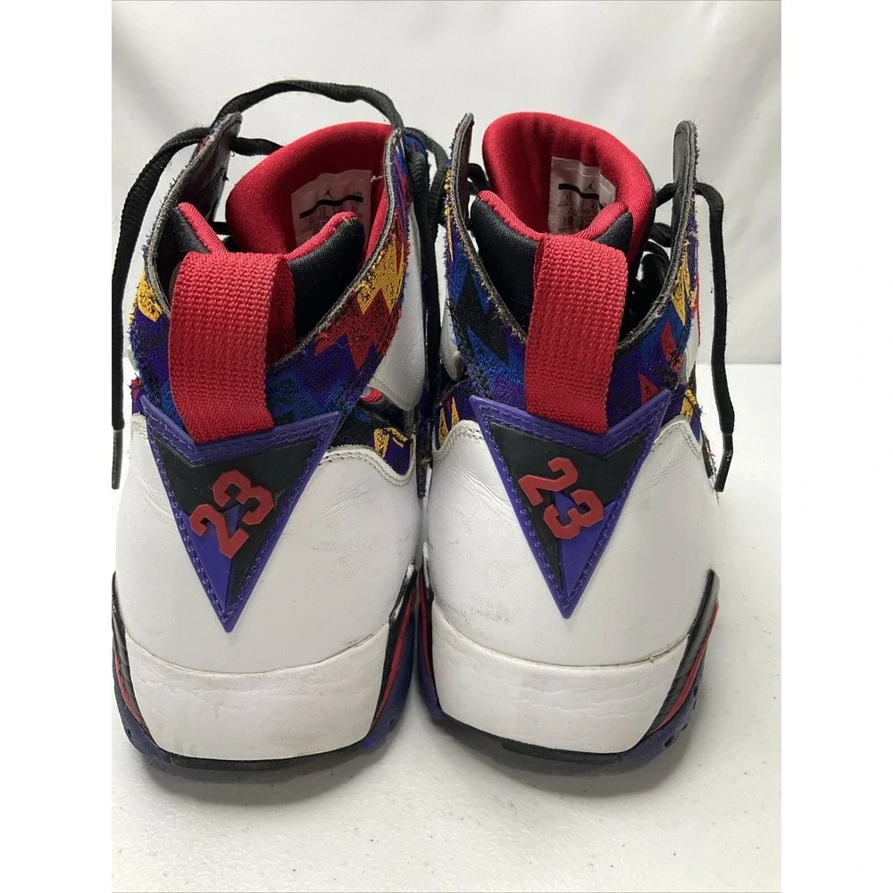 Nike Jordan 7 Retro Sneakers Men Size 13 Nothing But Net 2015 Y2K Shoes